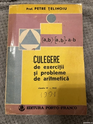 Culegere de exercitii si probleme de aritmetica, clasele IV-VIII - Petre Țelinoiu