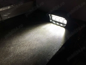 LAMPA FAR proiector LED MOTO motocicleta BICICLETA trotineta electrica ATV 12V 24V 36V 48V 52V 60V - imagine 3