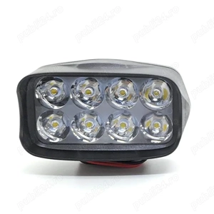 LAMPA FAR proiector LED MOTO motocicleta BICICLETA trotineta electrica ATV 12V 24V 36V 48V 52V 60V - imagine 4