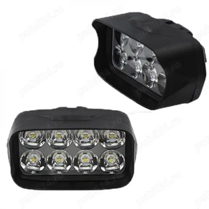 LAMPA FAR proiector LED MOTO motocicleta BICICLETA trotineta electrica ATV 12V 24V 36V 48V 52V 60V - imagine 10