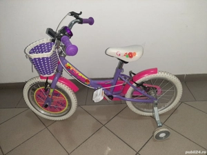 Bicicleta DHS DUCHESS 1602 (roti de 16 inch) ideala pentru fete cu varsta intre 4 si 6 ani. - imagine 4