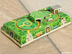 Jucarie traseu autobuz oras tabla anii 1960 mecanica ruseasca