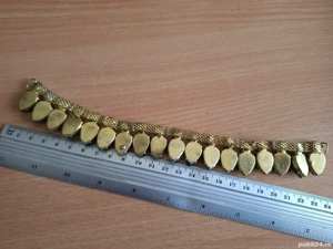 Colier salba bijuterie old vintage deosebit black 36 pietre - imagine 5