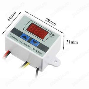 TERMOSTAT electronic DIGITAL controller de Temperatura AC 220V 10A sonda IEFTIN - imagine 5