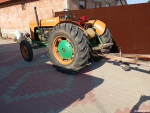 de vânzare tractor fiat someca c totul cu remorca fac schimb cu animale  - imagine 4