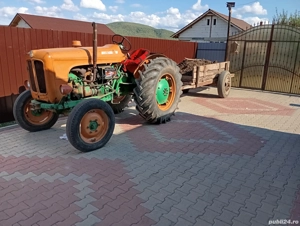 de vânzare tractor fiat someca c totul cu remorca fac schimb cu animale 
