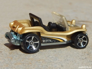 Macheta buggy Volkswagen Meyers Manx 1968 Hot Wheels 2002 - imagine 3