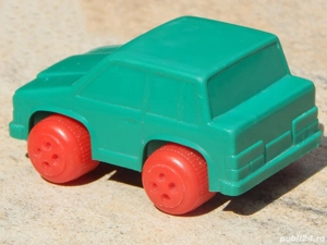 Jucarie Volvo 740 Viking Toys fabricat Suedia cauciuc flexibil - imagine 3