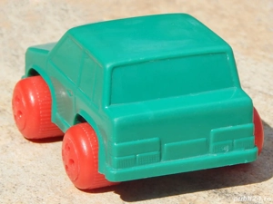 Jucarie Volvo 740 Viking Toys fabricat Suedia cauciuc flexibil - imagine 4