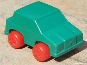 Jucarie Volvo 740 Viking Toys fabricat Suedia cauciuc flexibil - imagine 2