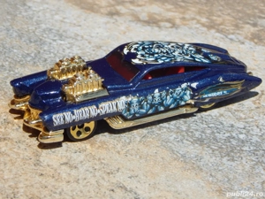 Macheta masina epoca hot rod Evil Twin 2004 scara 1:64 Hot Wheels - imagine 2