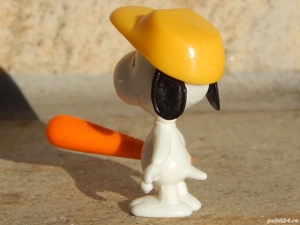 Jucarie figurina cainele Snoopy baseball Kinder 1993 - imagine 4