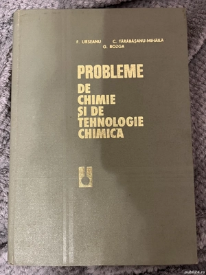 Probleme de chimie şi de tehnologie chimic  - F. Urseanu, C. T r b şanu-Mih il , G. Bozga