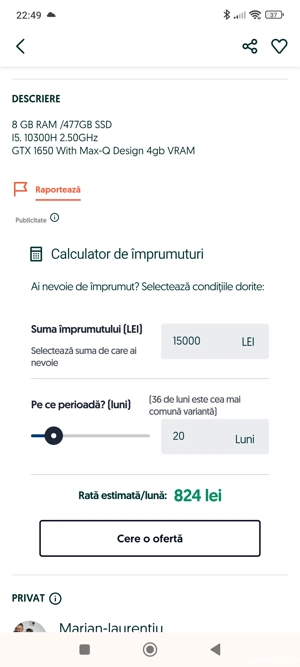 Laptop Gaming THIN 10SC,8GB RAM - imagine 6