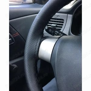 Husa volan piele naturala de vitel perforata cu ac si ata snur premium - imagine 8