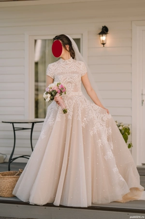 Rochie Mireasa Atelier ERSA model ZORA din sezonul 2023 - imagine 7
