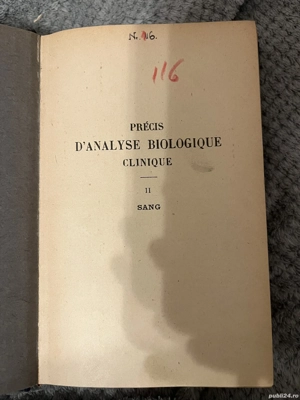 Precis d'analyse biologique clinique - Barral - Paris, 1931 - imagine 3