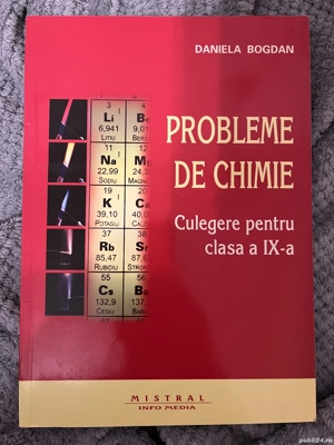Probleme de chimie. Culegere pentru clasa a IX-a - Daniela Bogdan