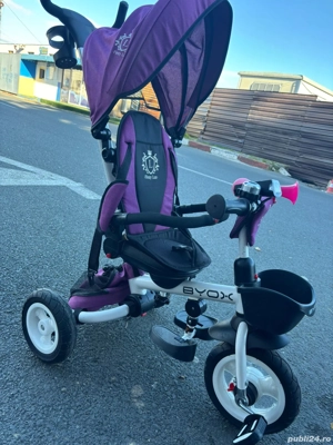 Tricicleta pliabila Byox Flexy Lux cu accesorii incluse - imagine 3