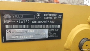 Miniincarcator Caterpillar 216B3  - imagine 5