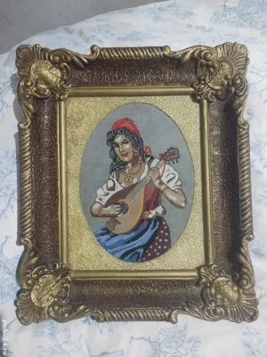 Tablou Goblen Tiganca Chitara 