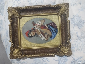 Tablou Goblen Tiganca Chitara  - imagine 5