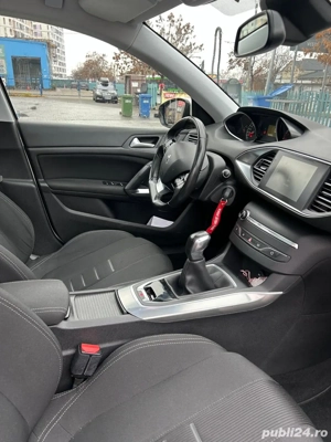 Peugeot 308 SW 1.6 HDi, alb perlat, revizii la zi - imagine 4