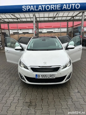 Peugeot 308 SW 1.6 HDi, alb perlat, revizii la zi - imagine 3