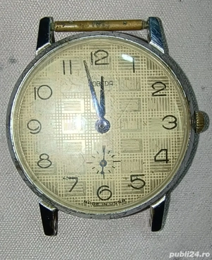 Ceas Pobeda Vintage (USSR)   Model Cadran Texturat    nefuncțional