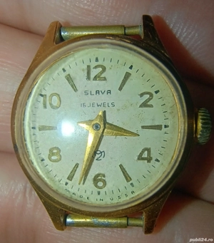 Ceas damă Slava 16 Jewels (mecanic, URSS)   Functional