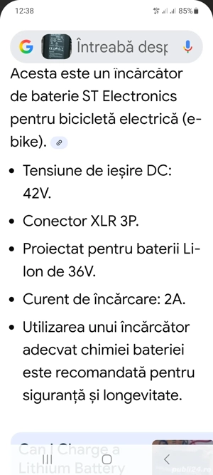 vînd încărcător bicicletă electrică - imagine 2