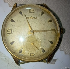 Ceas Vintage Dogma Prima 23 Rubis - Swiss Made - Pentru Restaurare   Piese