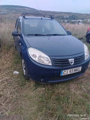 Vand Dacia Sandero albastru, 2010, benzina +gpl