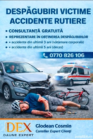 Despagubiri victime din accidente rutiere