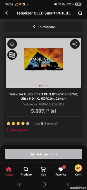OLED Smart Philips 65OLED769 12