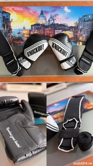 Pachet Manusi,tibiere si bandaje box,janta+cauciucuri 225 55R17 iarna și patine reglabile 