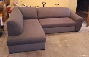 Colțar extensibil cu ladă   185x253 cm   stare foarte bună