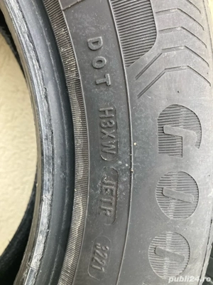 Vand 4 cauciucuri vara  Goodyear  205/60R16 92V de  viteza , consum redus combustibil, rulate 950 km - imagine 4
