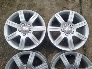 Jante seat vw skoda audi 5x112 pe 16 ORIGINALE - imagine 3