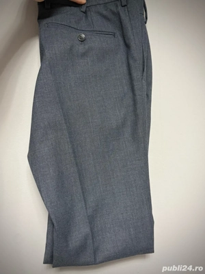 Sacou gri în carouri   stil premium, stare foarte bună - imagine 3