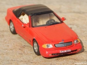 Macheta Mercedes-Benz SL-600 Roadster 1995 Hongwell sc 1:72 uzata