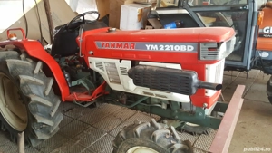 Tractor agricol Yanmar 22 CP, 4x4, plug  Japonia - imagine 5