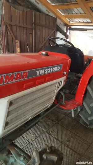 Tractor agricol Yanmar 22 CP, 4x4, plug  Japonia - imagine 3
