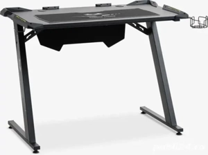 LINDHOLM Gold Birou gaming cu LED negru