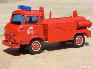 Macheta masina pompieri Saviem SG4 Solido Franta sc 1:50 - imagine 5