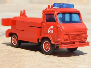 Macheta masina pompieri Saviem SG4 Solido Franta sc 1:50