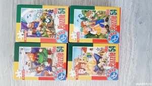 4 Puzzle D-Toys Mini Puzzle, 54 piese, Povestile copilariei