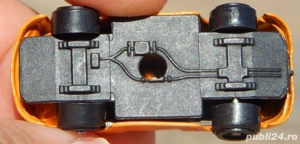 Jucarie masina sport portocalie metalica scara 1:87 HO made in China - imagine 5