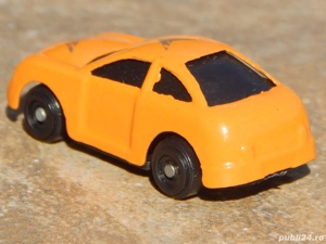 Jucarie masina sport portocalie metalica scara 1:87 HO made in China - imagine 3
