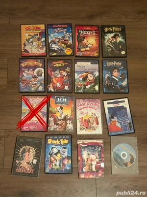 DVD-uri pentru copii, desene animate si altele